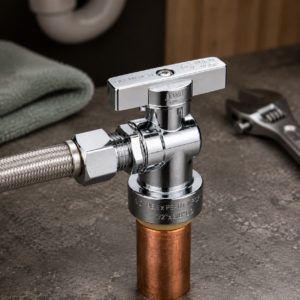 1/2 x 3/8 Compression Angle Stop Valve